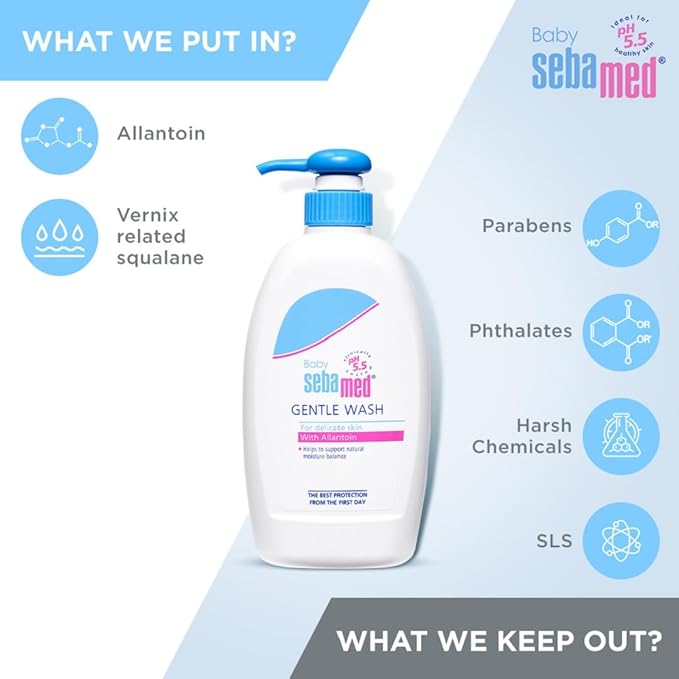 Sebamed Baby Wash Extra Soft, 400ml