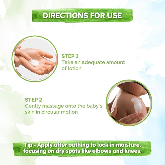 Mamaearth Moisturizing Daily Lotion for Babies – 200ml | With Cocoa Butter, Shea Butter & Jojoba Oil | Relieves Dryness & Deeply Nourishes Skin