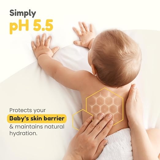 Mother Sparsh Simply Unscented Baby Lotion - Gentle & Nourishing for Sensitive Skin - 400ml