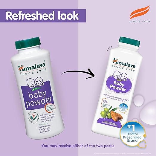 Himalaya Baby Powder, Natural Ingredients, 400g