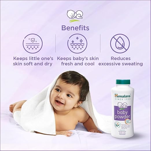 Himalaya Baby Powder, Natural Ingredients, 400g