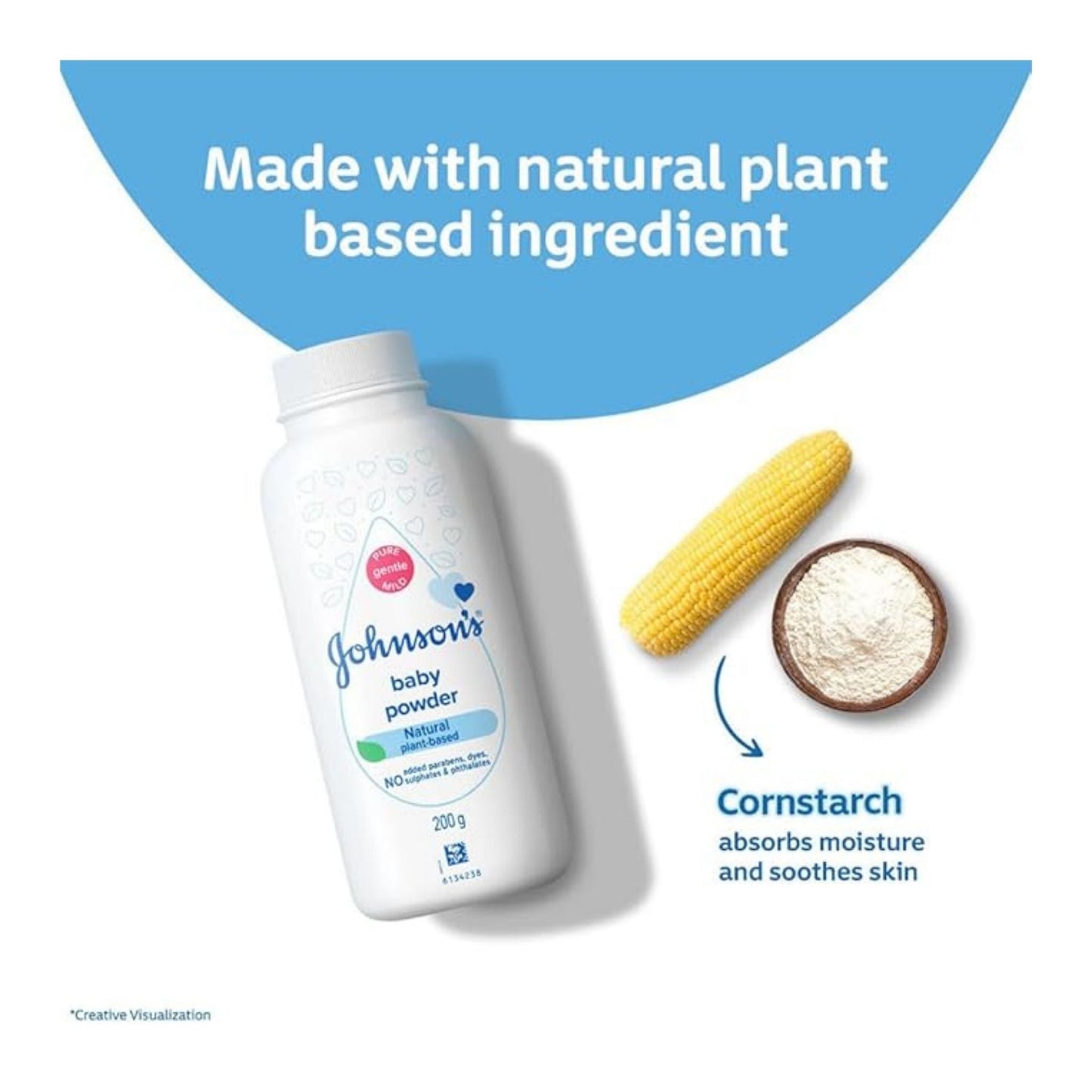 Johnson Baby Powder Natural 400g (IN)