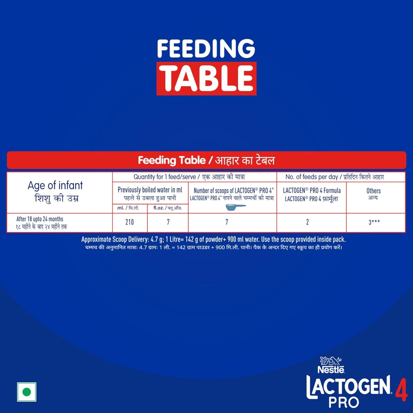 Lactogen Pro 4, Follow-Up Formula With Iron, Whey Protein And Vitamins - 400g