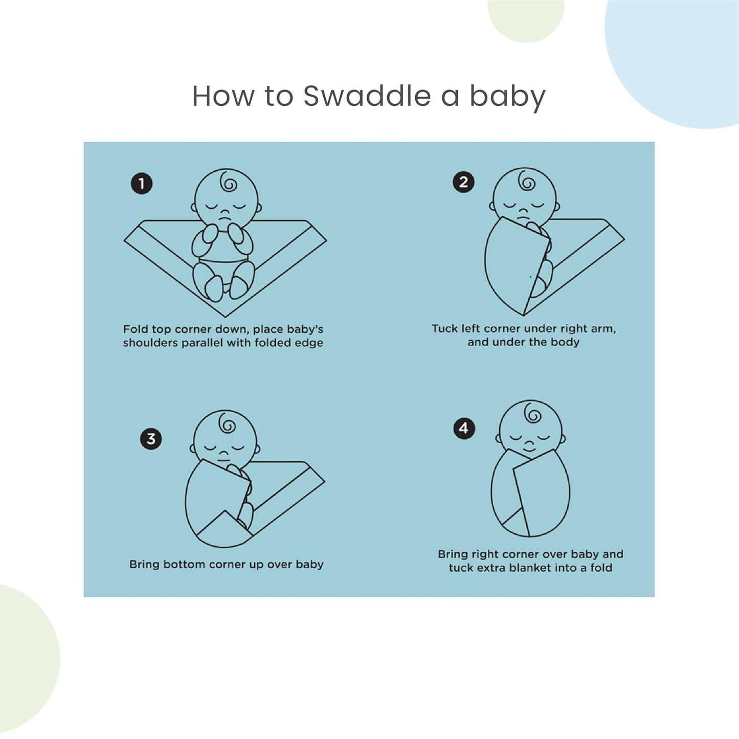 Swaddle Wrap Super Ultra Soft Cotton for New Born Babies