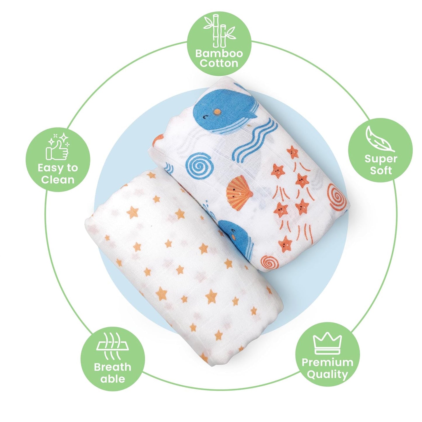 Swaddle Wrap Super Ultra Soft Cotton for New Born Babies
