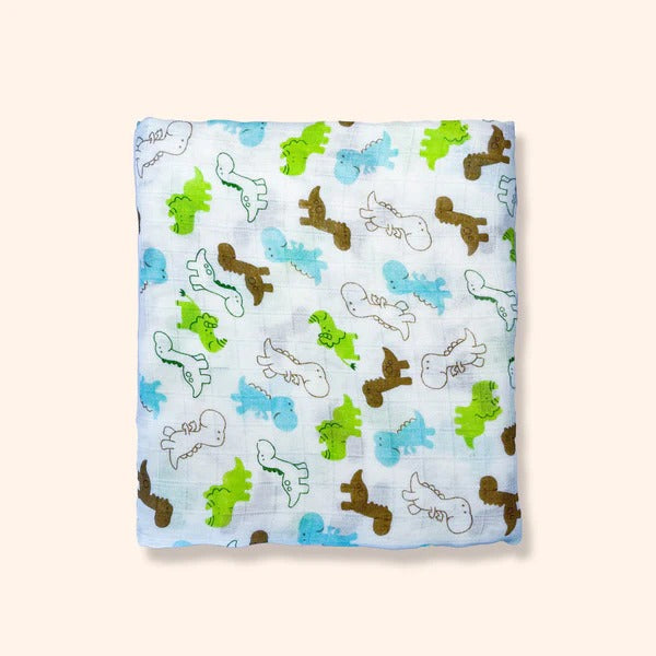 Bamboo Muslin Swaddles Foxy Forest Swaddle, Dragon Swaddle, Giraffe Swaddle