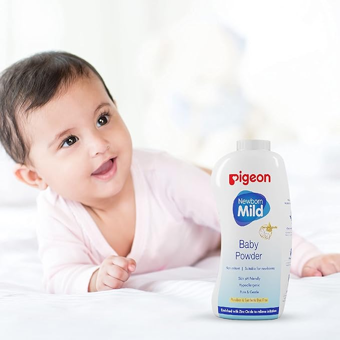 Pigeon Baby Powder, Paraben-Free, Almond & Olive Extract, 500g