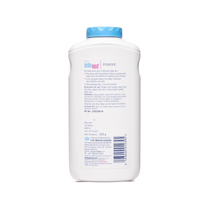 Sebamed Baby Powder, Olive Oil & Allantoin, 200g