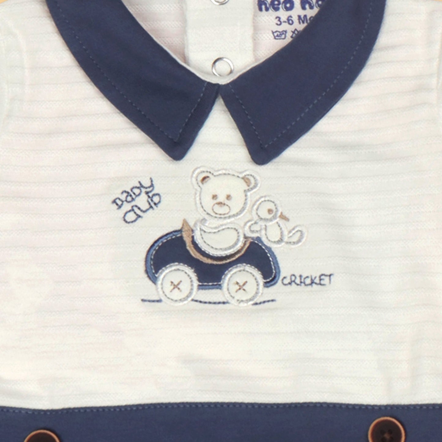 Kids’ Navy Blue SmoothSense Romper - Perfect for Smart Outdoor & Festivals