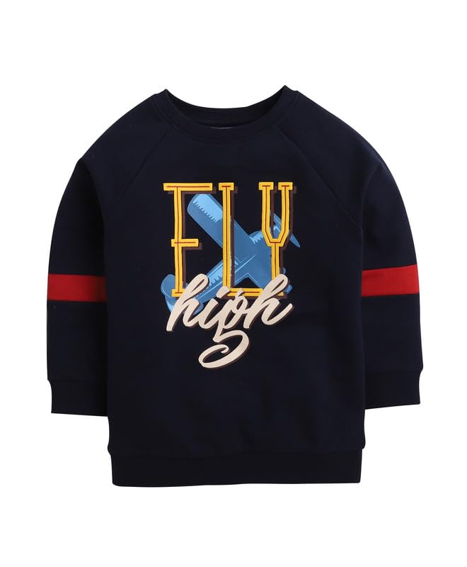 Boys' Navy Blue Sweatshirts – Stylish, Warm & Made for Play