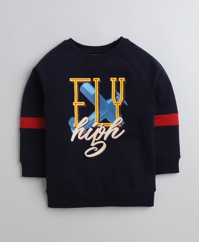 Boys' Navy Blue Sweatshirts – Stylish, Warm & Made for Play