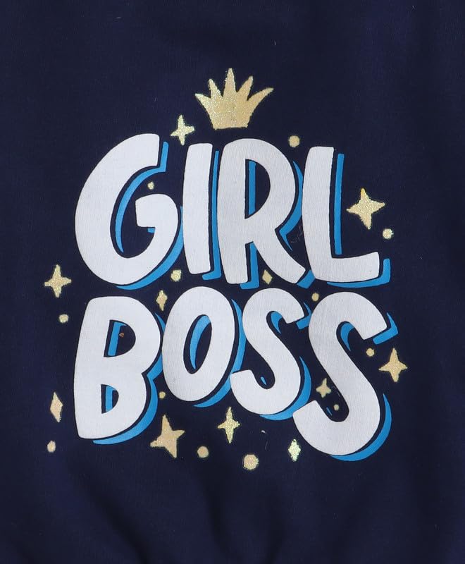 Comfy Navy Blue Sweatshirts for Little Queens