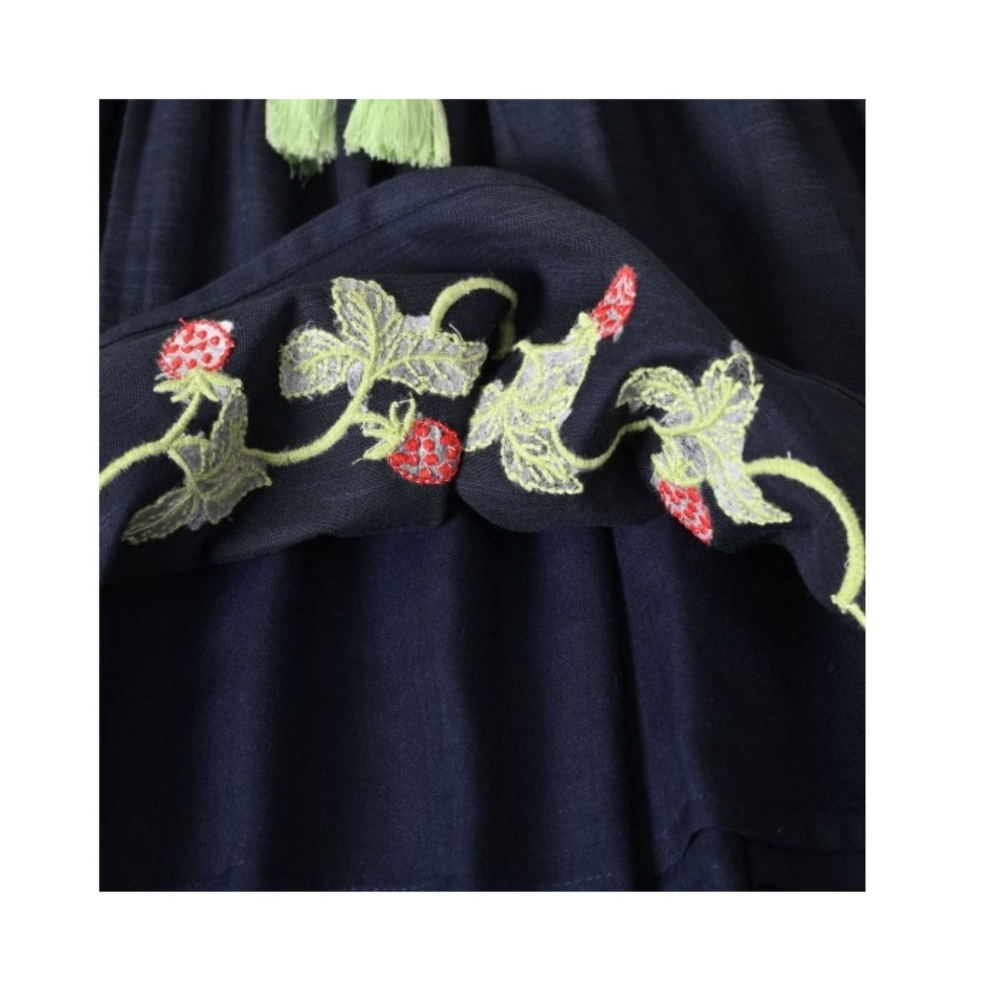 Bella Moda Girls Embroidered Cotton One-Piece Frock – Soft Full Sleeve, Mandarin Collar with Front Buttons – Essential, Smart Outdoor & Festival Wear