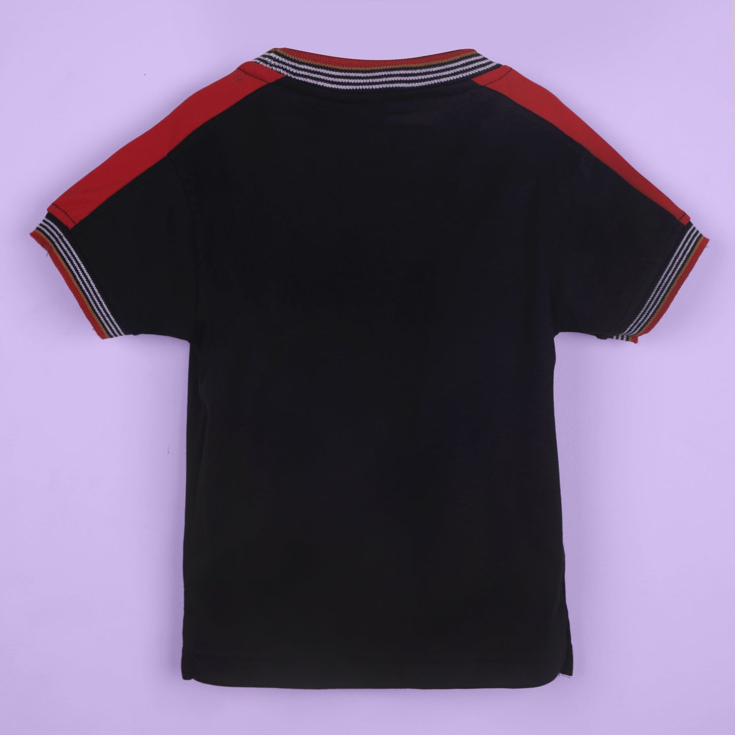 Playful Sport Print – Boys’ Navy Blue T-Shirt & Shorts Set