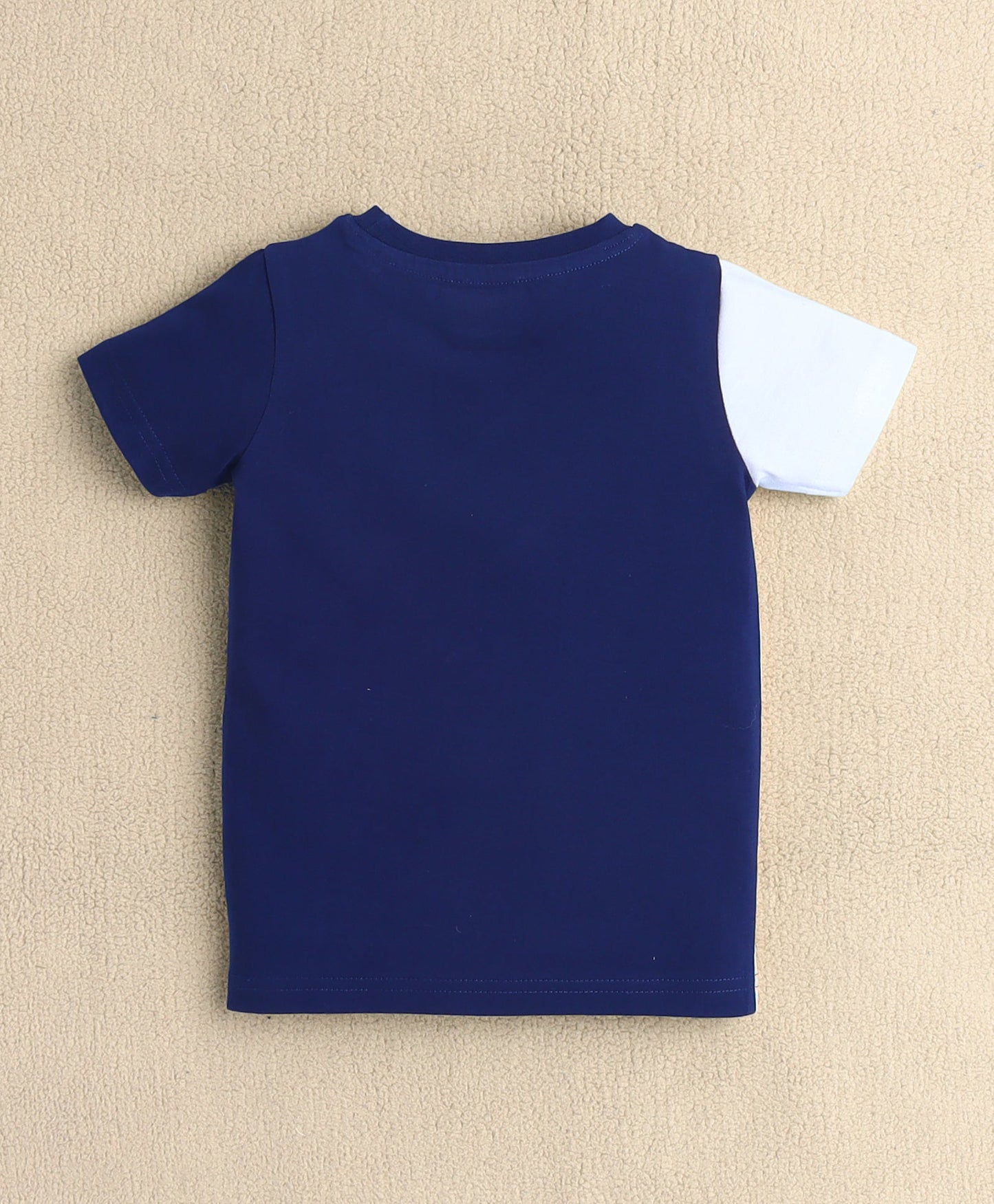 Bumzee Boys’ Cotton T-Shirt – Navy Blue | Casual Summer Wear
