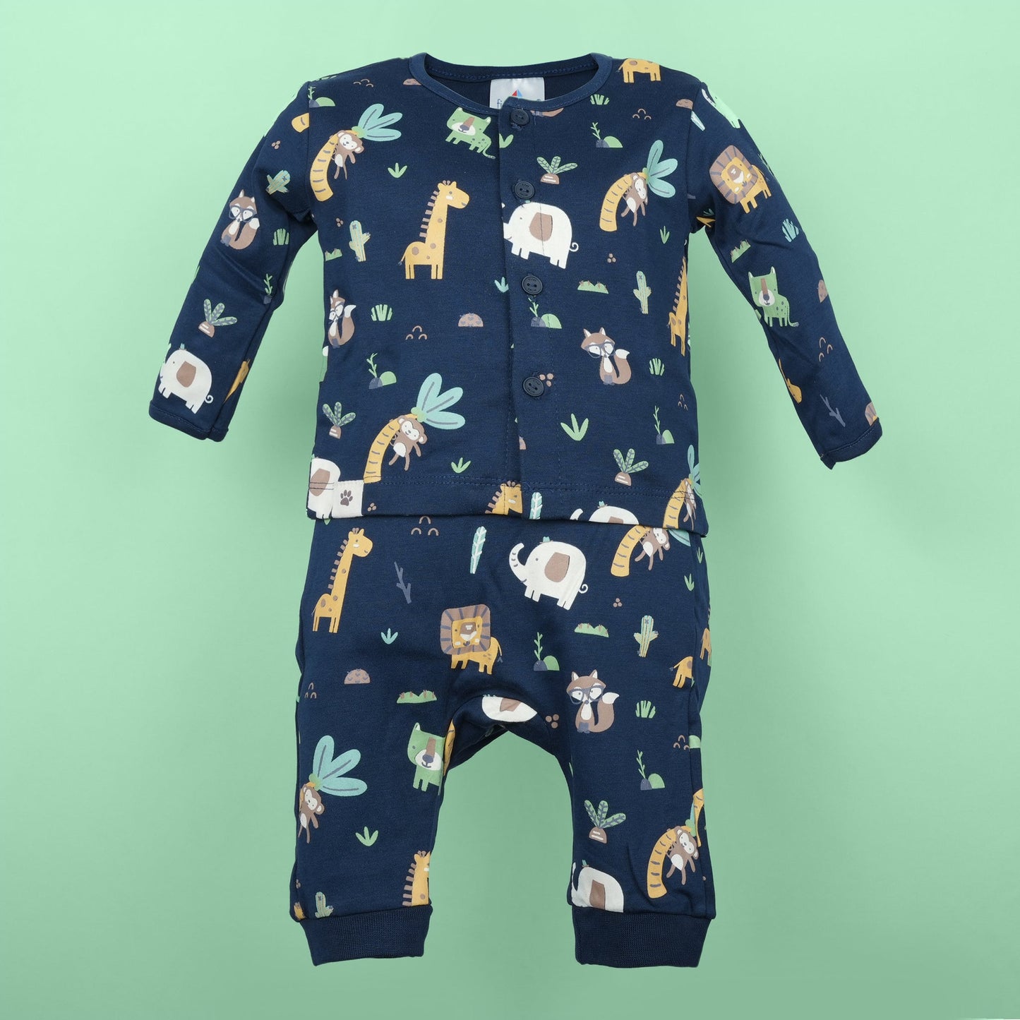 Ollypop Everyday Cotton Set – Full Sleeve Top with Comfy Pyjamas