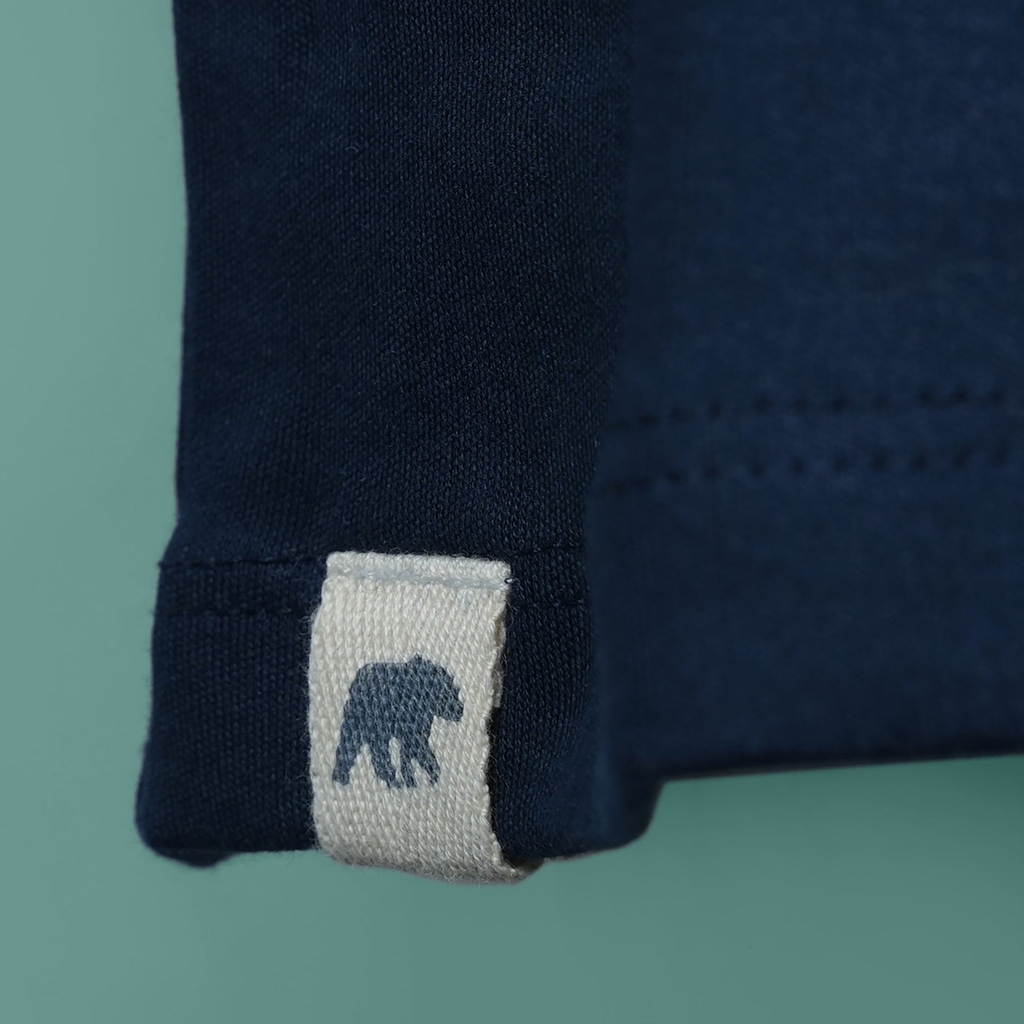 Smart Layer Tee – Ollypop Boys’ Navy Blue High Neck Cotton Top