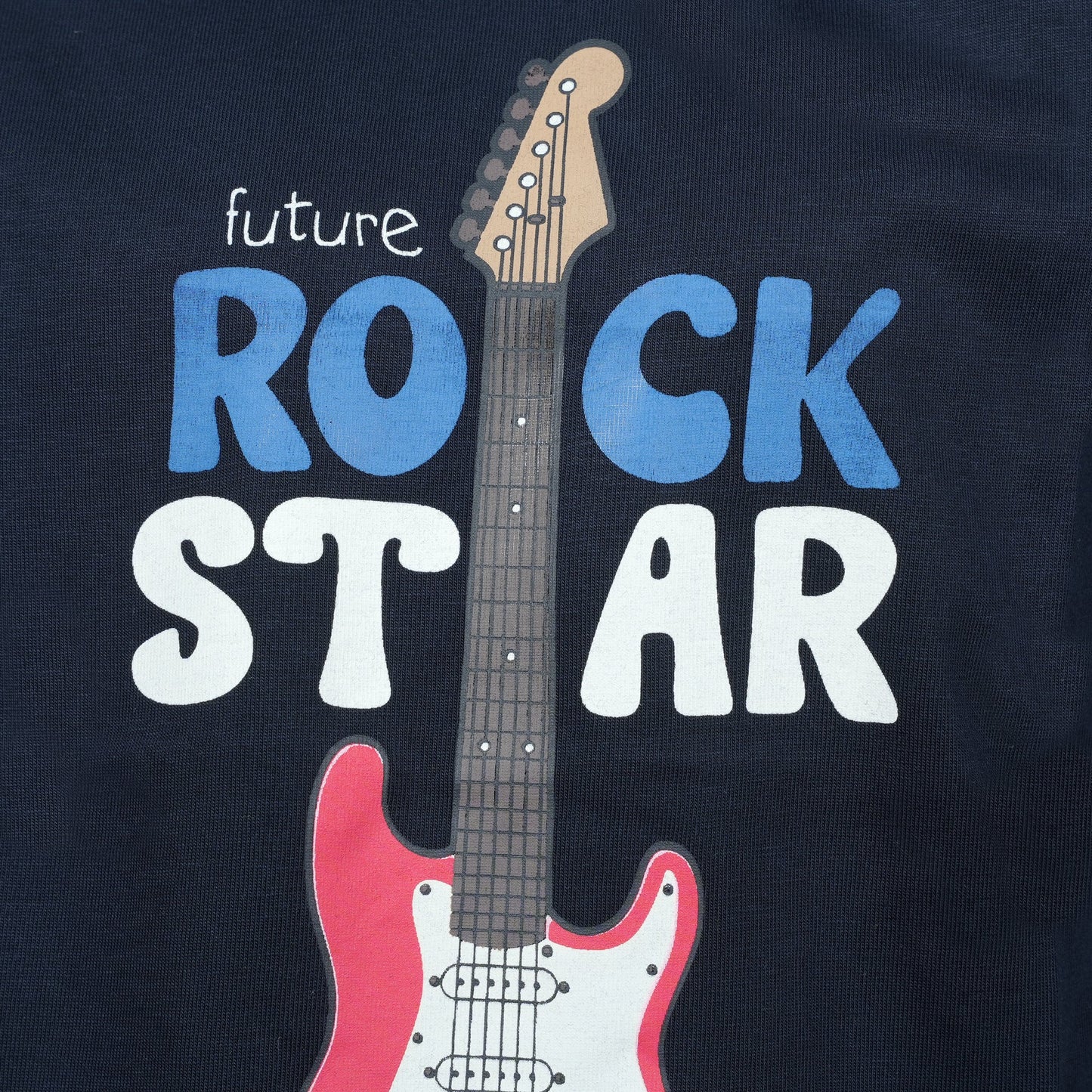Future Rock Star Tee – Ollypop Boys’ Full Sleeve Cotton Blend T-Shirt