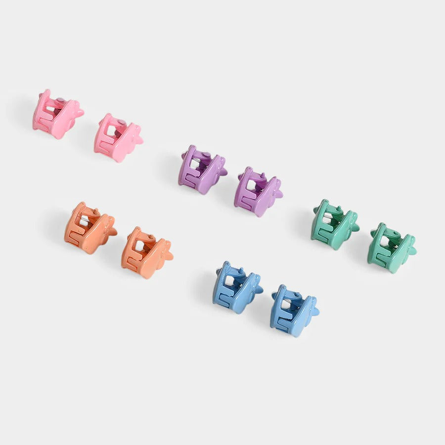 Miarcus Multi-Color Daily Wear Hair Clips – 5 Stylish Clips for Girls