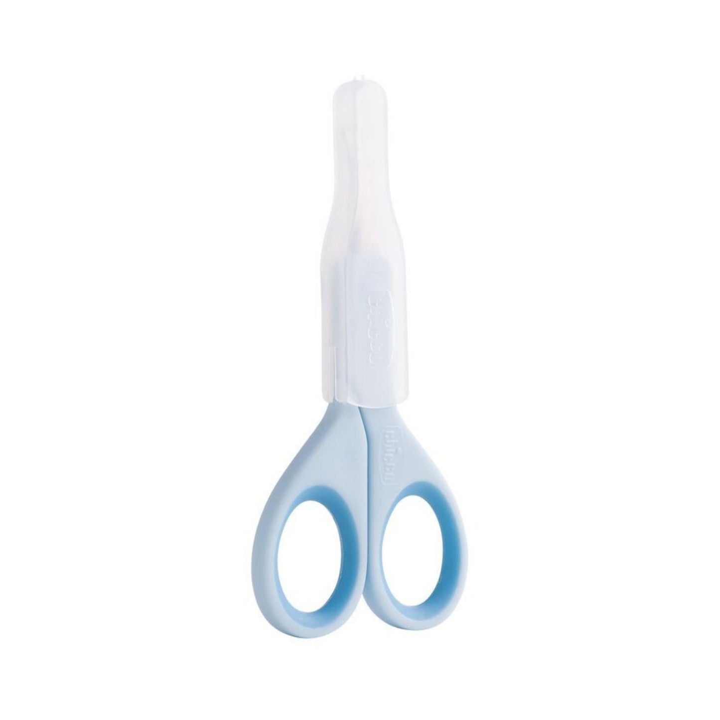 Chicco Baby Nail Scissors – Rounded Blade Tips for Safety, Easy-Grip Handle, Grooming Tool for Newborns 0m+ (Blue)