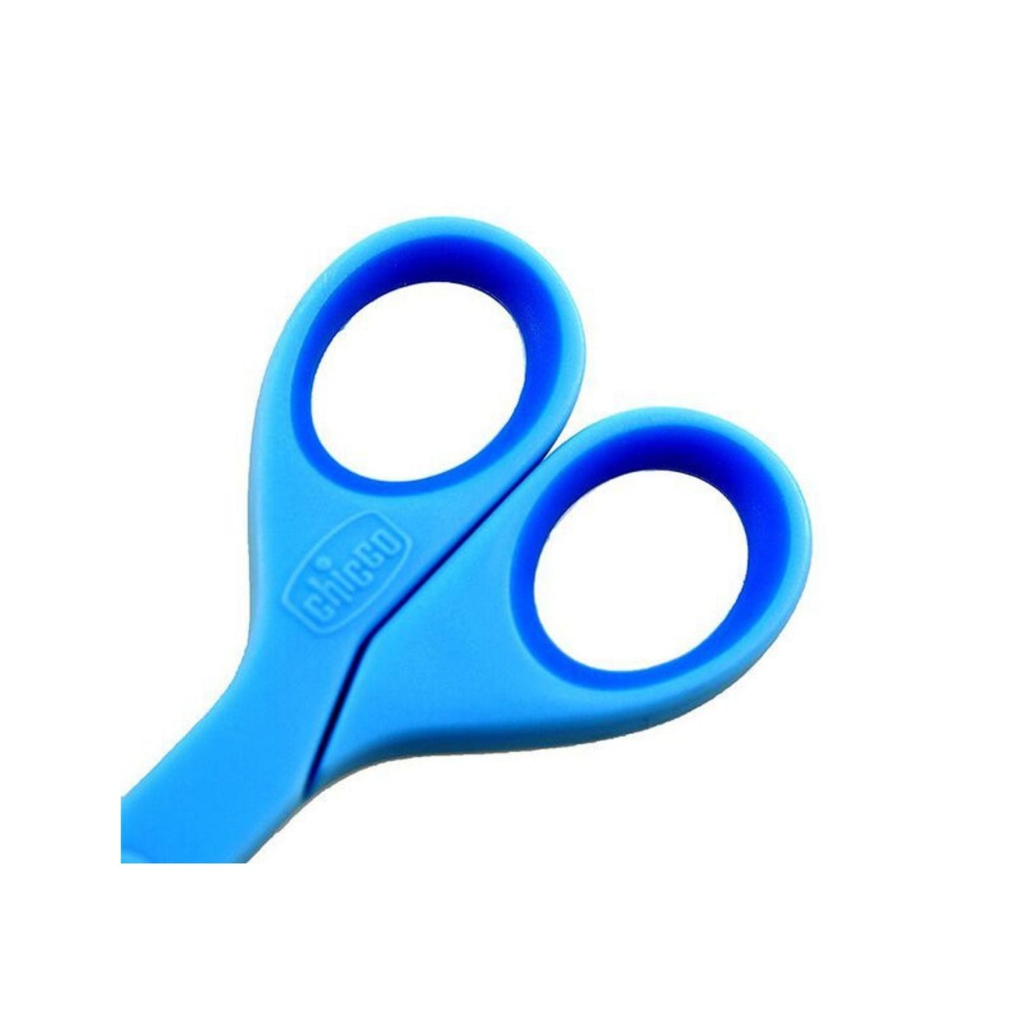 Chicco Baby Nail Scissors – Rounded Blade Tips for Safety, Easy-Grip Handle, Grooming Tool for Newborns 0m+ (Blue)