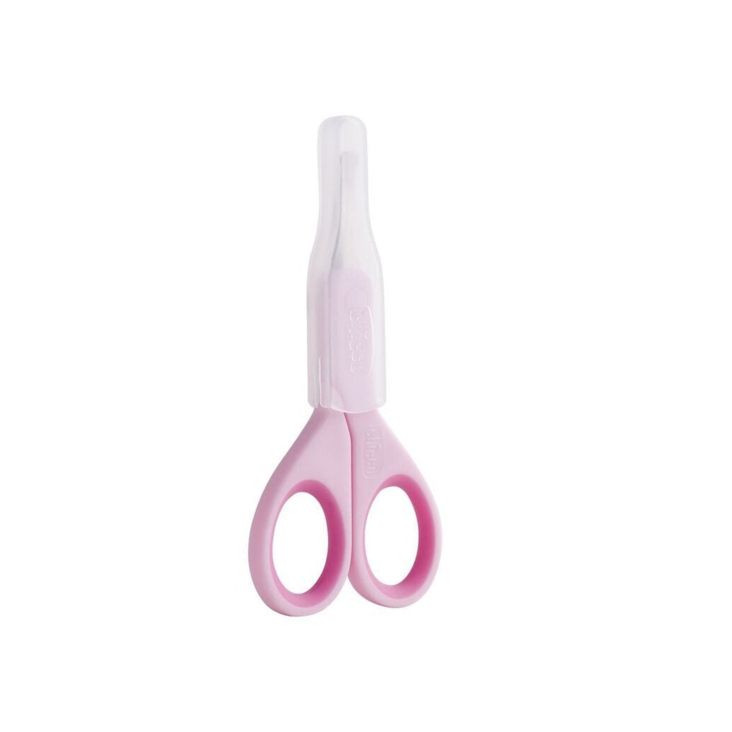 Chicco Baby Nail Scissors – Rounded Blade Tips for Safety, Easy-Grip Handle, Grooming Tool for Newborns 0m+ (Pink)