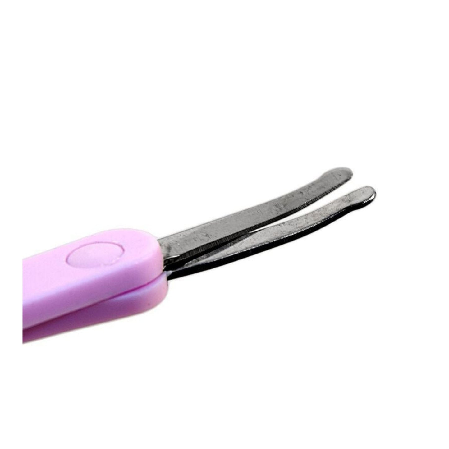 Chicco Baby Nail Scissors – Rounded Blade Tips for Safety, Easy-Grip Handle, Grooming Tool for Newborns 0m+ (Pink)