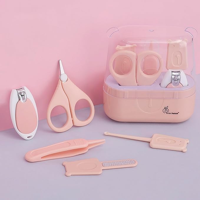 R for Rabbit Stylo Teddy Grooming Kit – Pink | Complete Baby Care Essentials for Gentle Grooming