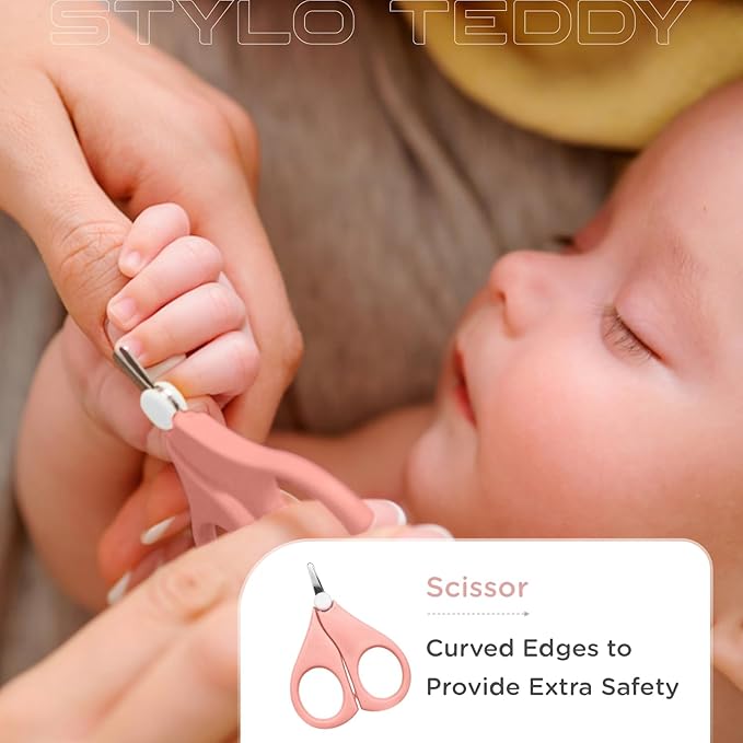 R for Rabbit Stylo Teddy Grooming Kit – Pink | Complete Baby Care Essentials for Gentle Grooming