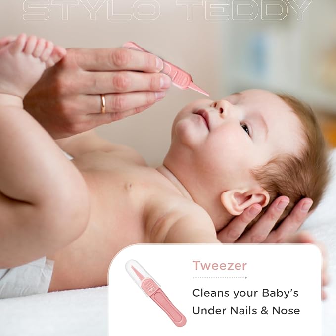 R for Rabbit Stylo Teddy Grooming Kit – Pink | Complete Baby Care Essentials for Gentle Grooming