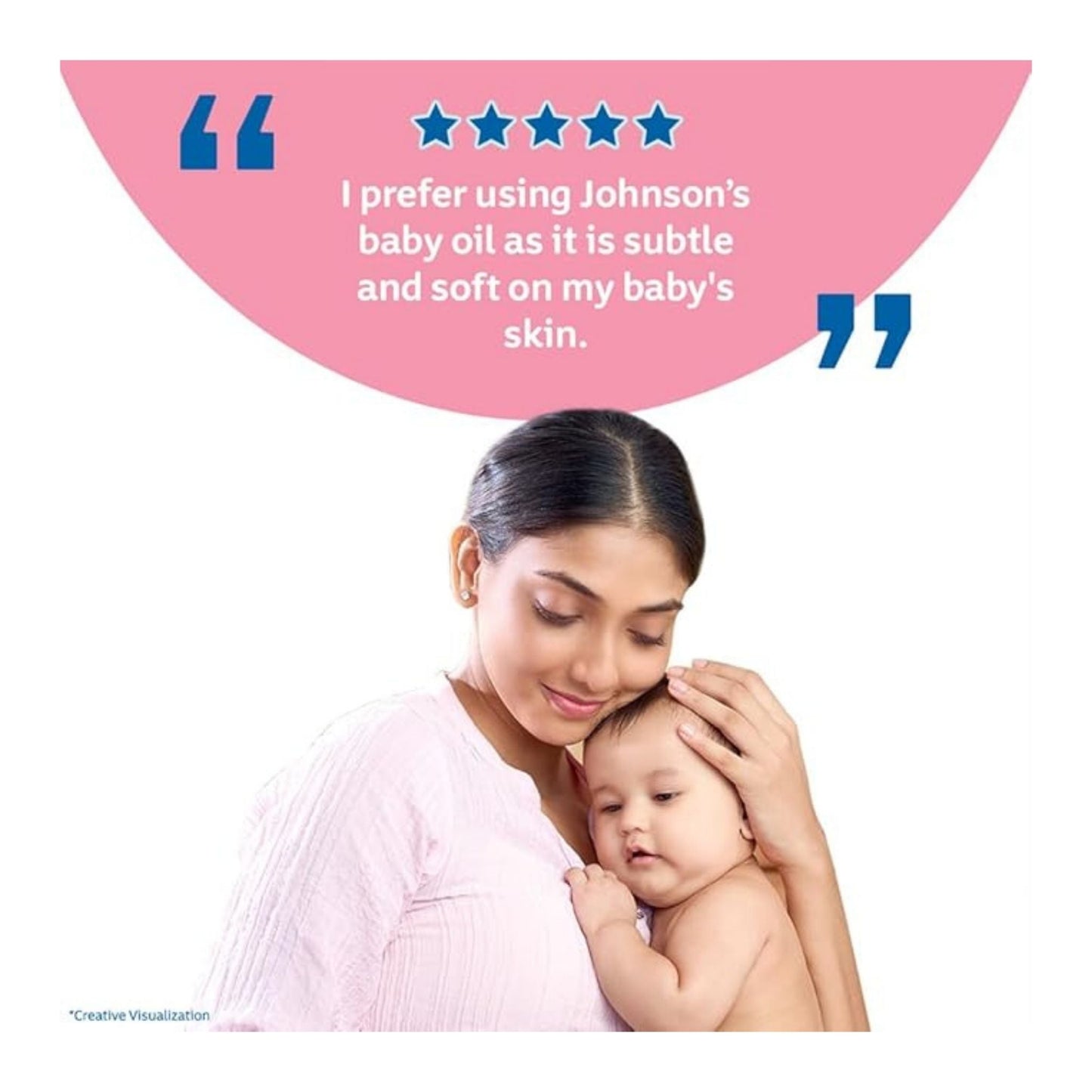 Johnson Baby Oil with Vitamin E for Easy Spread & Massage (200 ml)