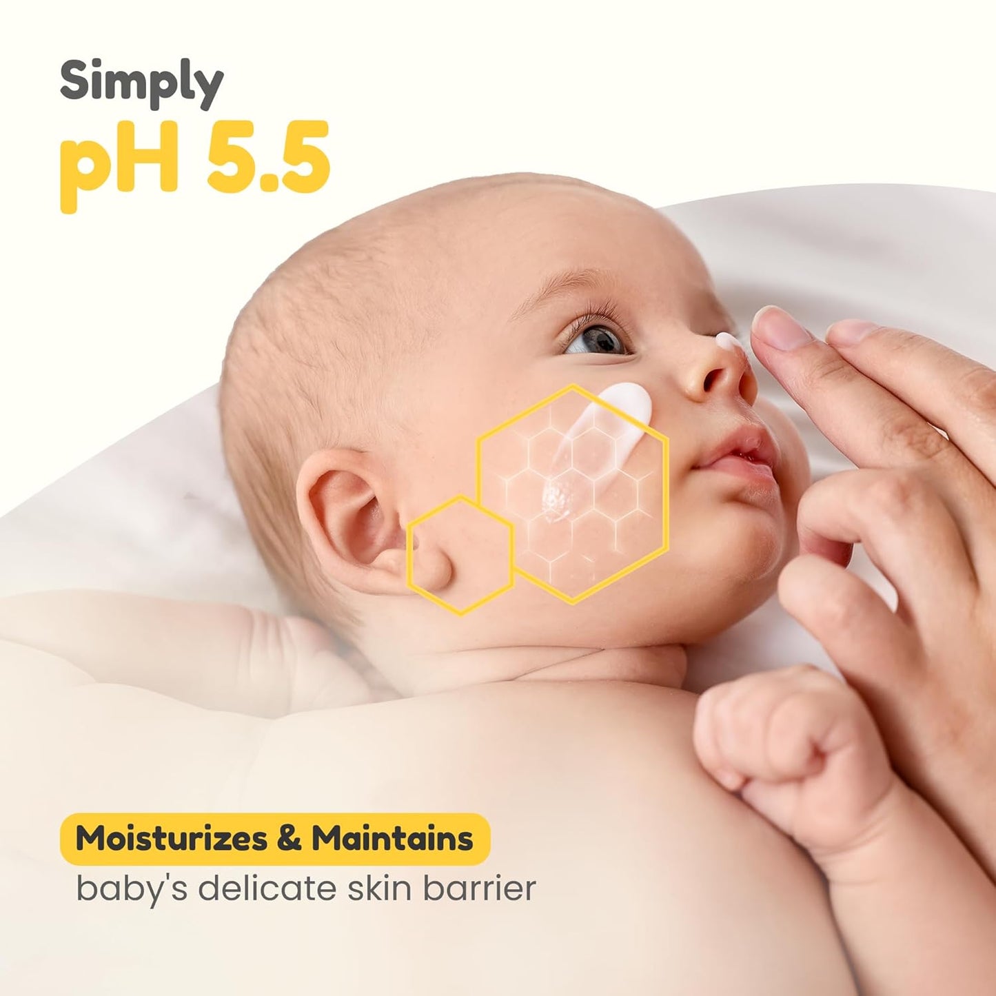 Mother Sparsh Simply Unscented Baby Face Cream with Oatmeal -50g