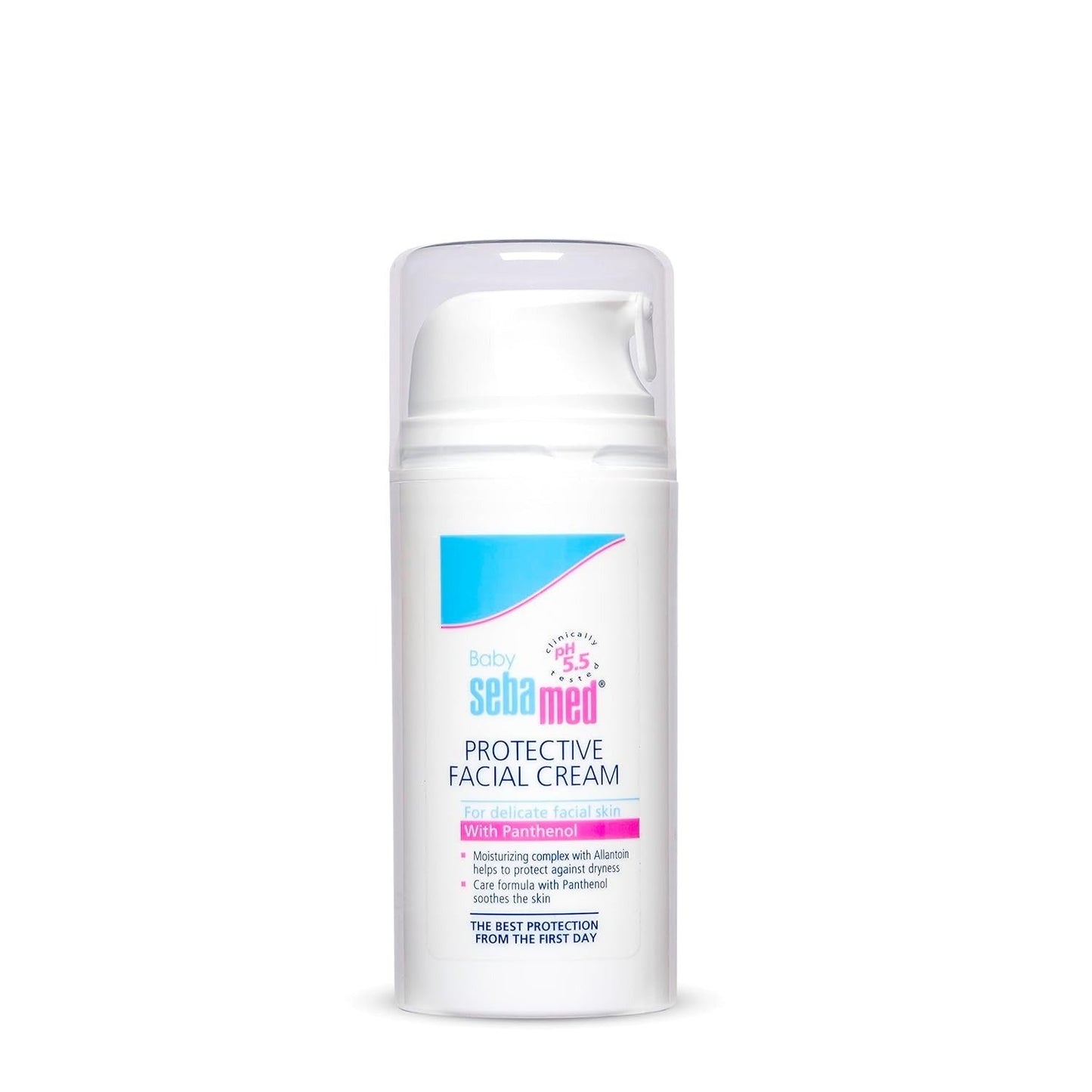 Sebamed Baby Face Protective Cream 100ml – Gentle Daily Moisturiser for Delicate Baby Facial Skin | pH 5.5 for Healthy Skin Barrier | Enriched with Panthenol, Vitamin E & Almond Oil | Dermatologist Recommended | Suitable for Newborns & Sensitive Skin