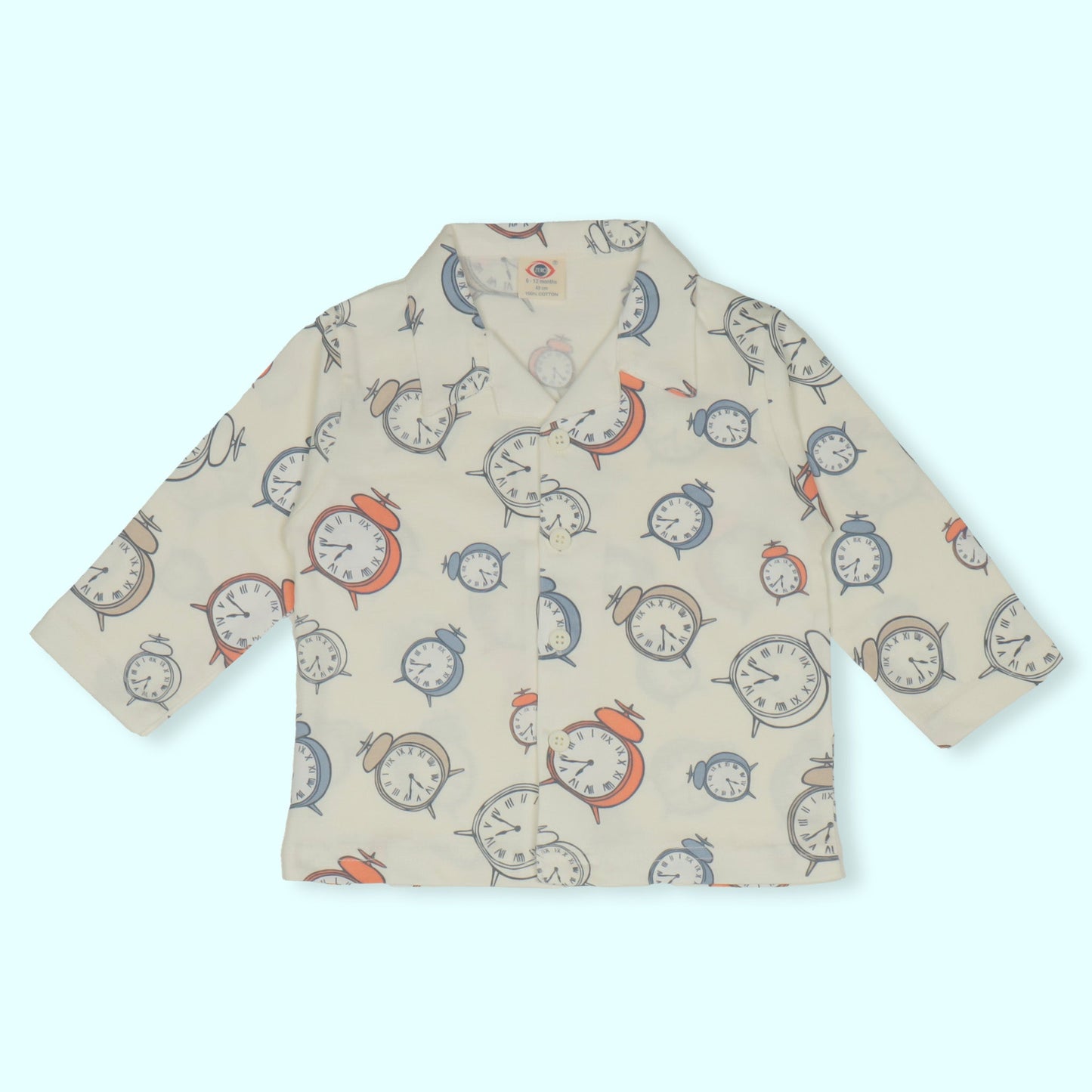 Zero Chill-Time Sky Blue Pajama Set Cozy Up with Plane & Chopper Fun!