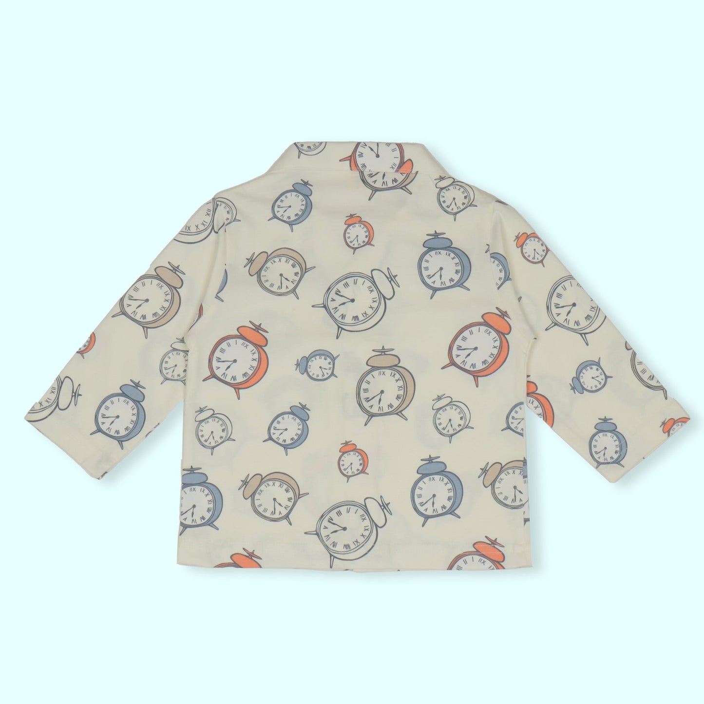 Zero Chill-Time Sky Blue Pajama Set Cozy Up with Plane & Chopper Fun!