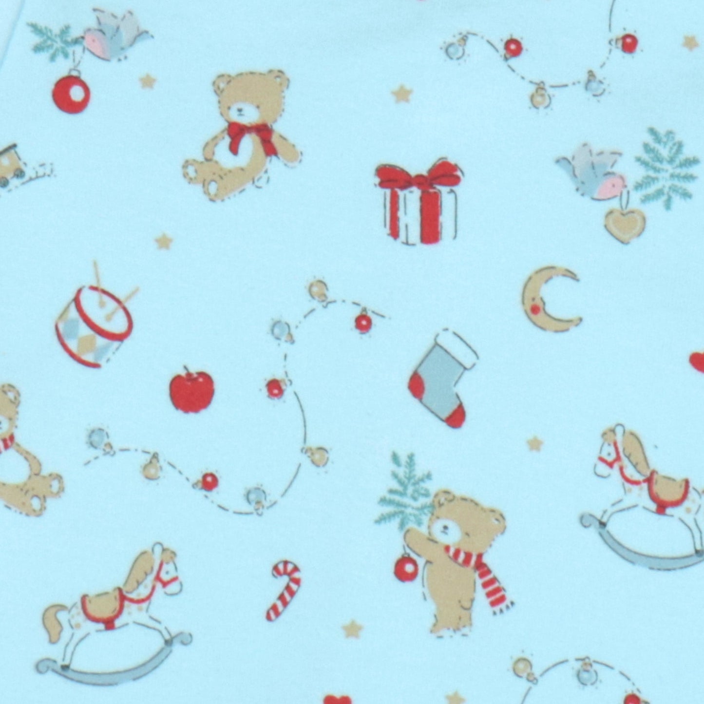 Pink Rabbit Cozy Sky Blue Pyjama Set Snuggle-ready Fun for Every Little Dreamer!
