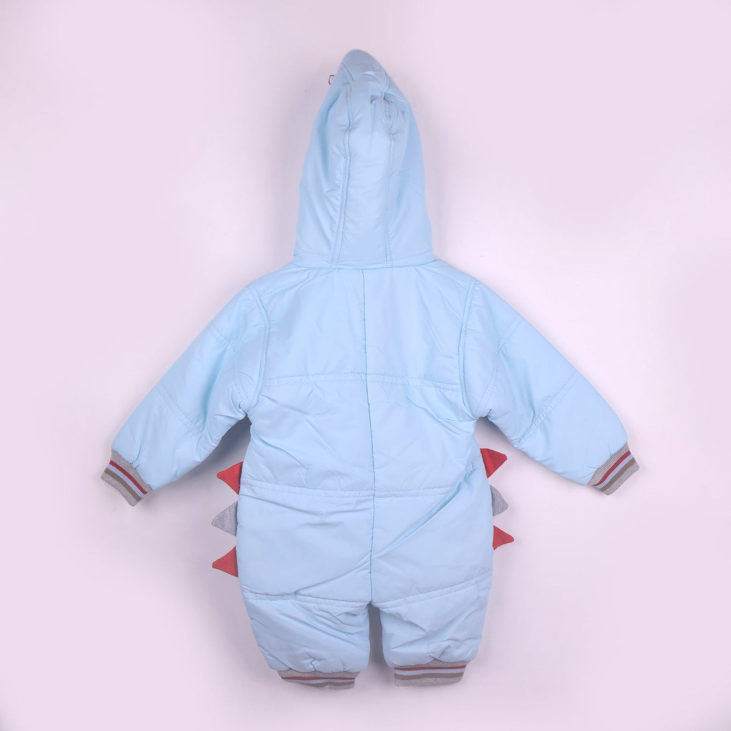 Snuggle Up in Little Kangaroos Light Blue Hooded Romper | Boys’ Warmth+ Winter Wear