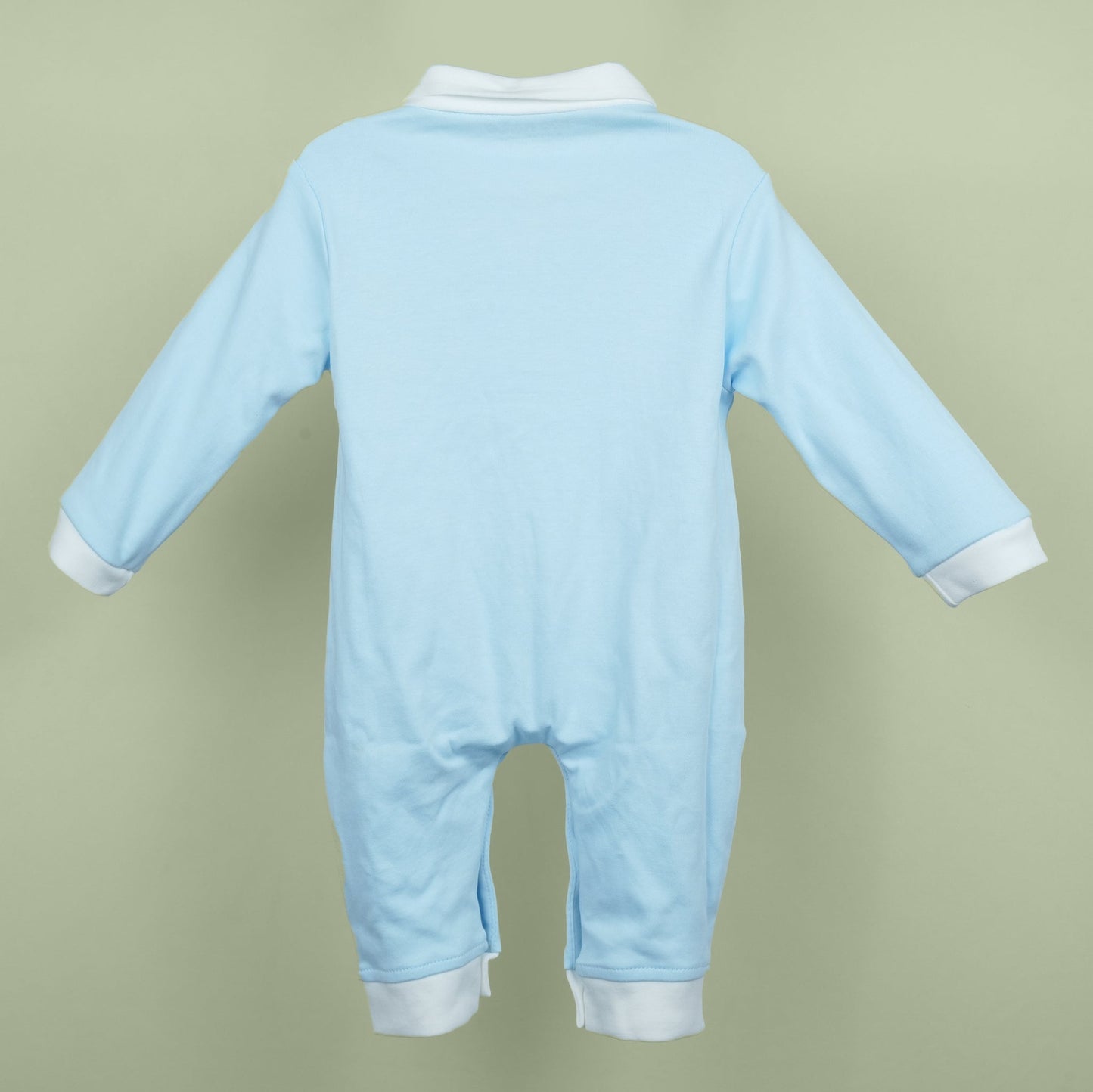 Little Gentle Touch – Neo Nate Light Blue Unisex Cotton Romper