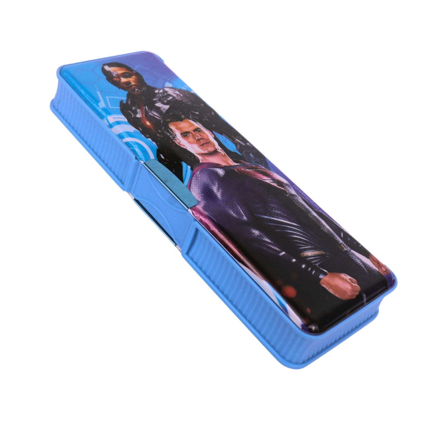 Unisex Light Sky-blue Geometry Box -Stationery Kit