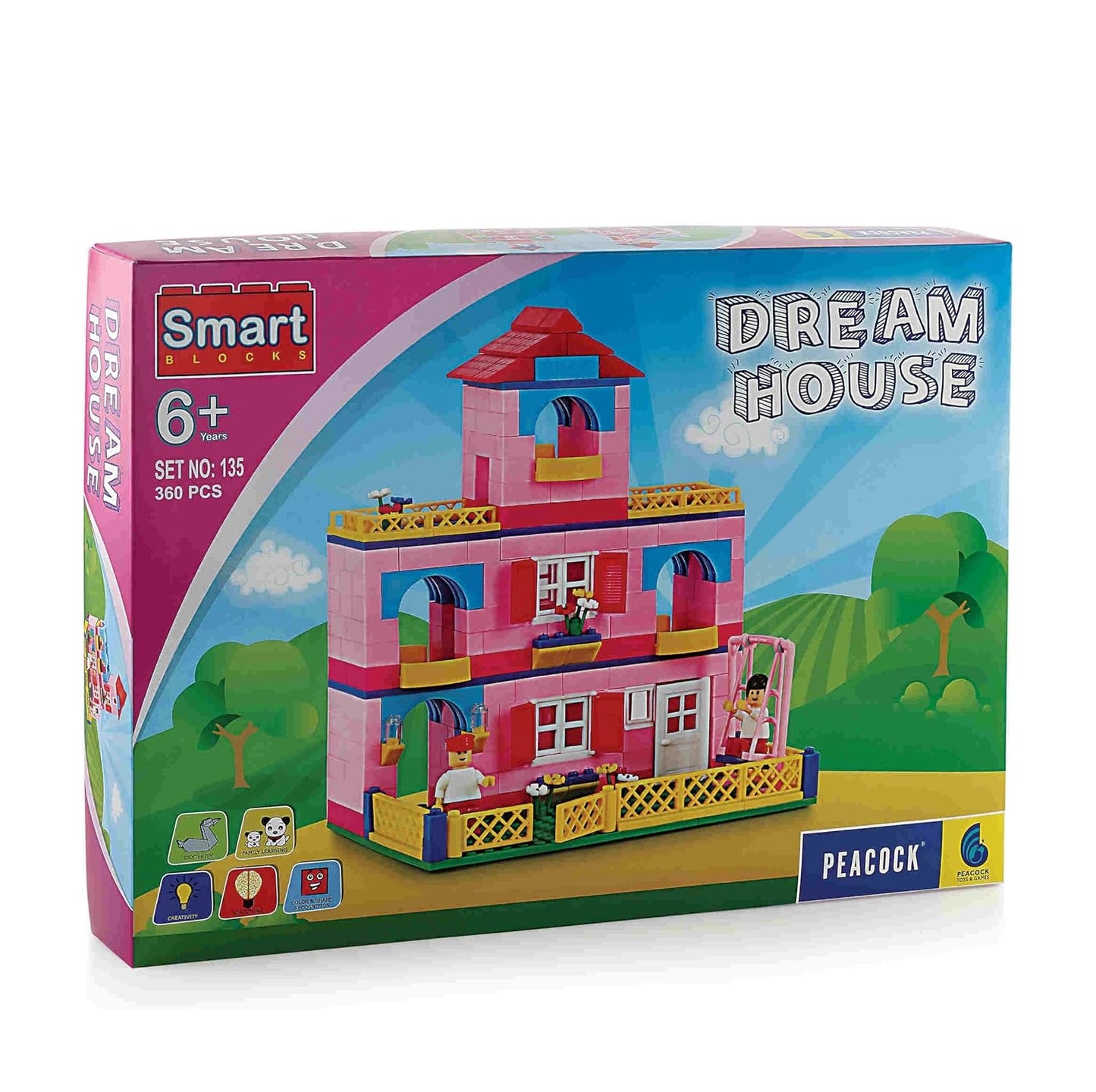 Block Game Set No.135 – 360-Pc Creative Building Fun – Ages 3+