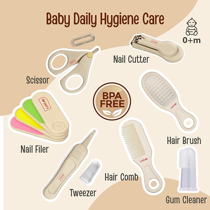 LuvLap 7-in-1 Portable Baby Grooming Kit