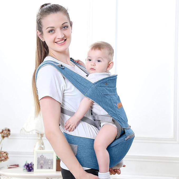 Safety Certified R for Rabbit Upsy Daisy Ergo Baby Carrier – 8-in-1 Ergonomic Design with Breathable Fabric & Adjustable Lumbar Support