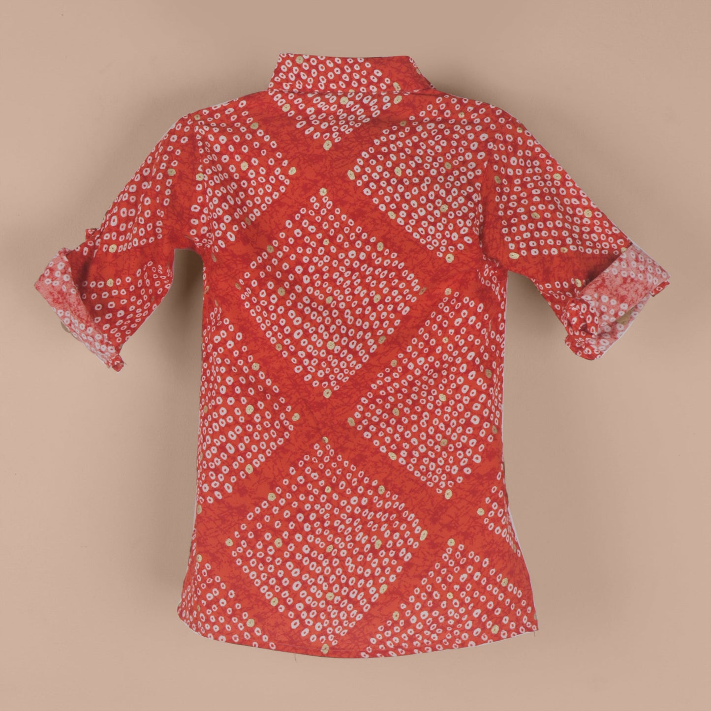 Desi Cool Kid – Orange Ethnic Kurta Pyjama Outfit