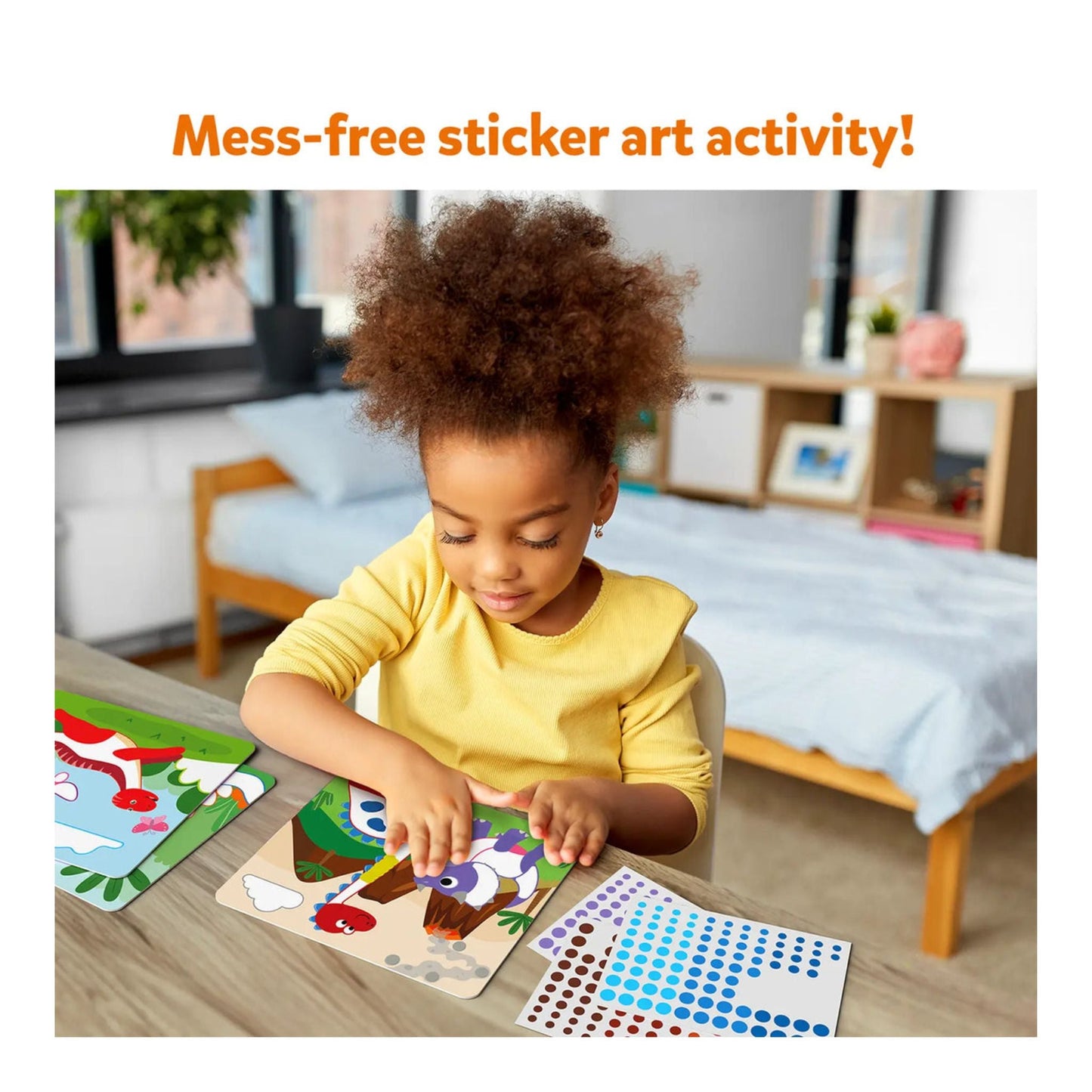 Skillmatics Dot It Sticker Art – Dinosaurs Theme, 500+ Stickers, Mess-Free DIY Craft Kit for Kids Ages 3–7