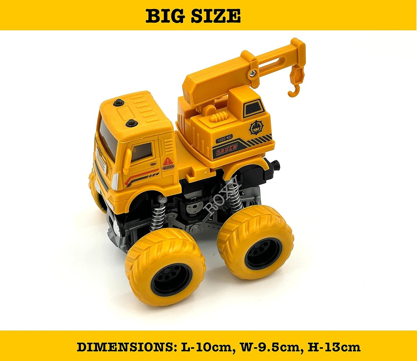 ITOYS Orange Friction Powered Truck – Durable Push & Go Toy Vehicle