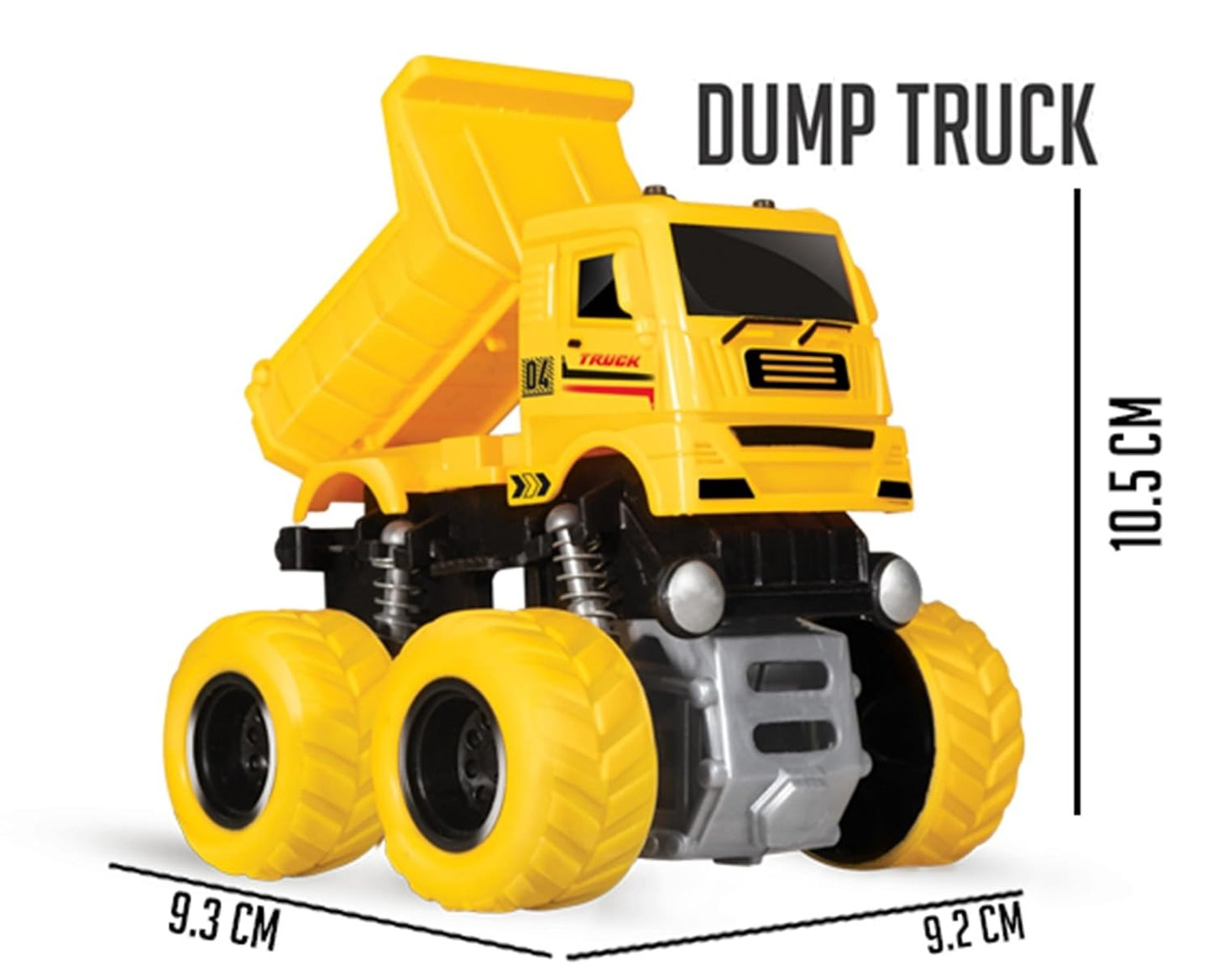 ITOYS Orange Friction Powered Truck – Durable Push & Go Toy Vehicle