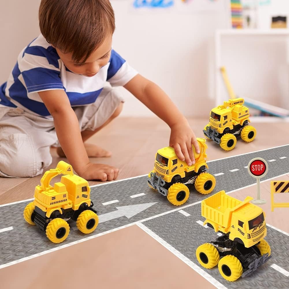 ITOYS Orange Friction Powered Truck – Durable Push & Go Toy Vehicle