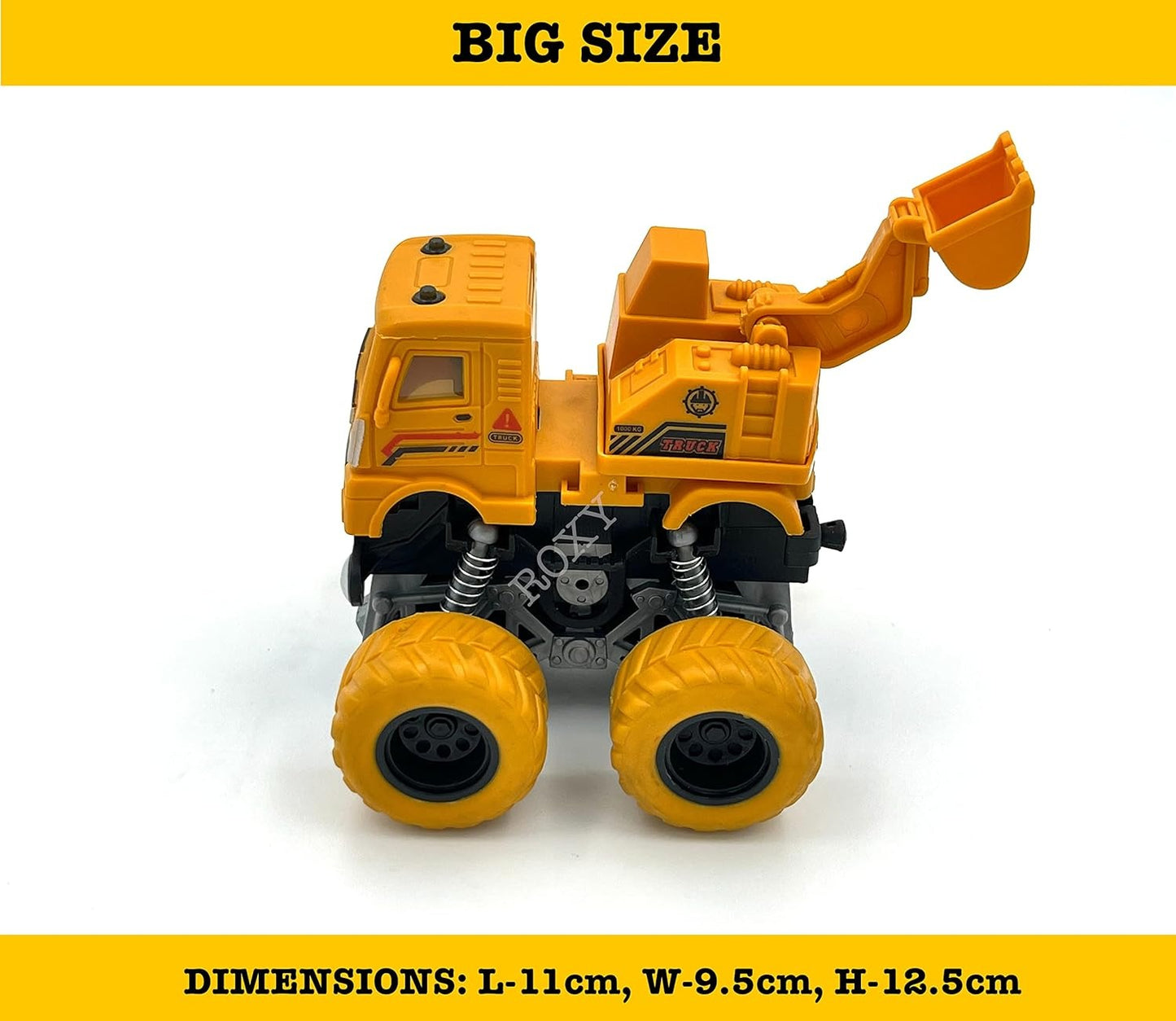 ITOYS Orange Friction Powered Truck – Durable Push & Go Toy Vehicle