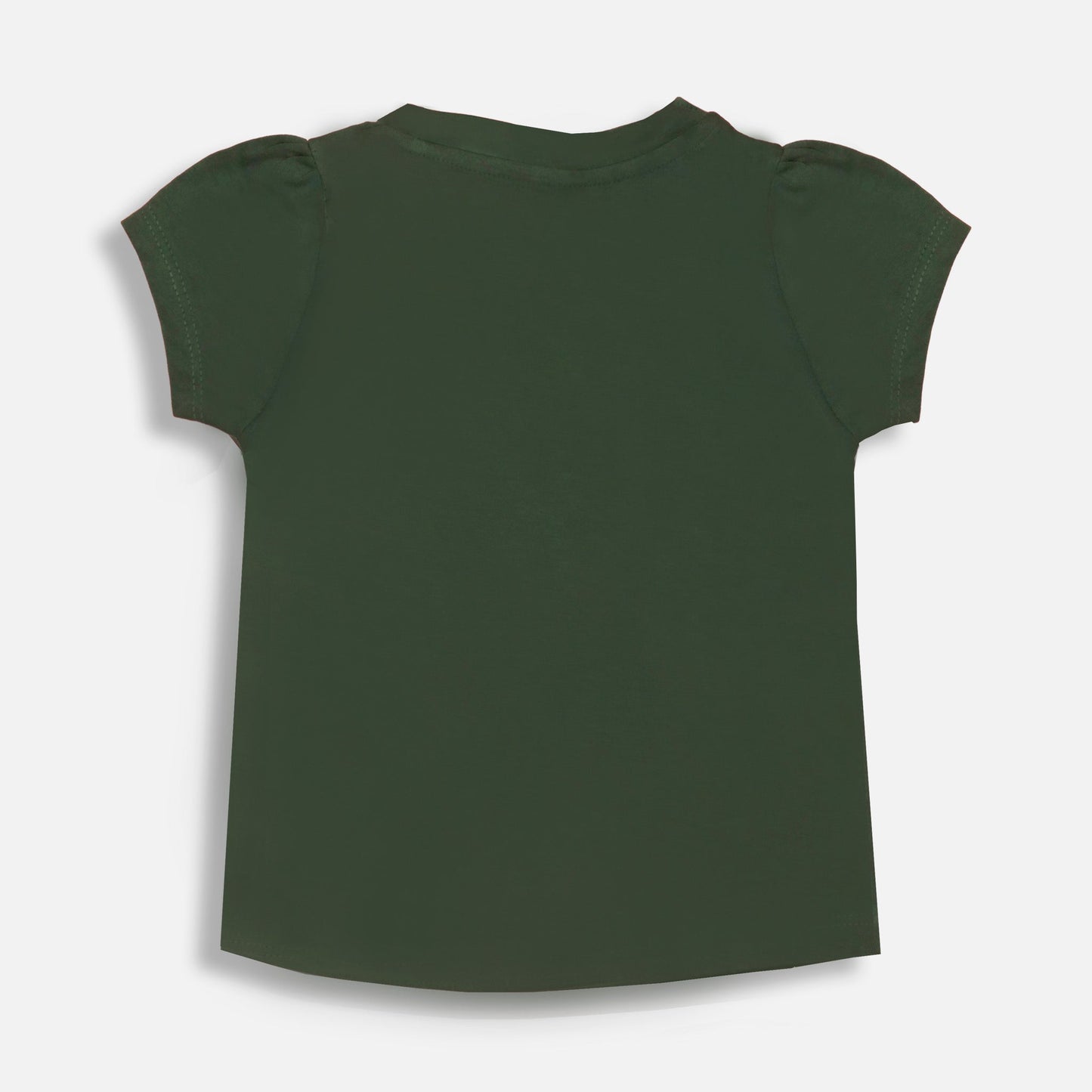 Girls’ Breathable Green T-Shirt by Pink Rabbit – “New State of Mind” Inspirational Quote