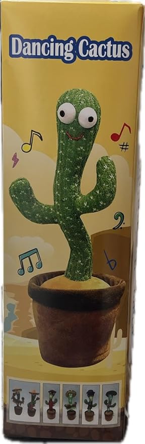 Dancing Cactus Talking Toy with Recording